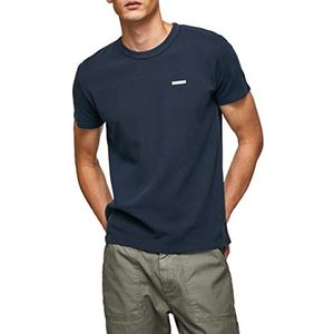 Pepe Jeans Relford T-shirt voor heren, Blauw (Dulwich), XS