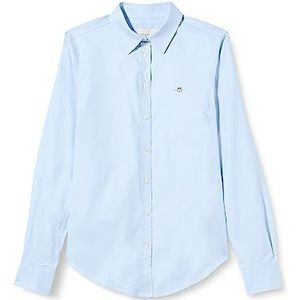 GANT Dames slim stretch Oxford shirt klassiek overhemd, lichtblauw, standaard, lichtblauw, 36