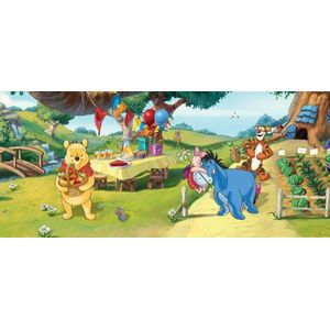 Disney"" Winnie The Pooh fotobehang voor kinderkamer, papier, meerkleurig, 0,1 x 202 x 90 cm