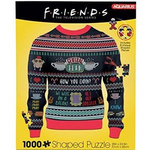 AQUARIUS - Friends TV Series Ugly Christmas Sweater Shaped 1000 Stuk Legpuzzels