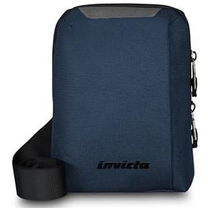 Invicta Windly WinDLY Schoudertas, uniseks, volwassenen, Blauw, Eén maat, Zakelijk