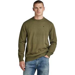 G-STAR RAW Premium Core gebreide trui, groen (Sage D21931-d563-724), XL