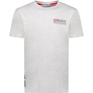 Geographical Norway Joffroy_Heren T-shirt, Lichtgrijs, L