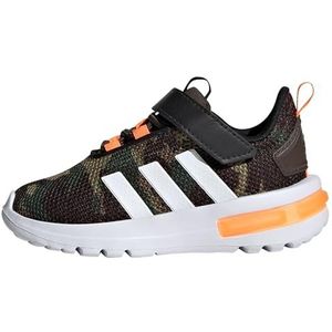 adidas Racer TR23 Sneaker uniseks-baby, shadow olive/ftwr white/screaming orange, 25.5 EU