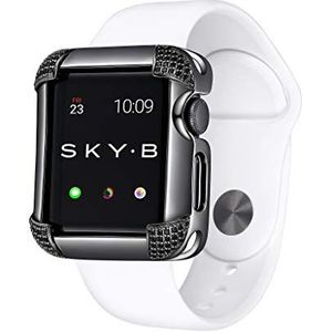 Sky B Uniseks horloge met None Armband W002B42, zwart