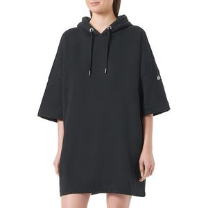 baradello Dames oversized sweatshirtjurk 37825500-BA01, zwart, XL, zwart, XL