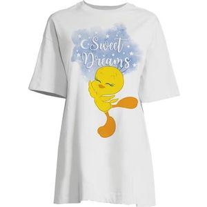 cotton division Nachthemd voor dames, Wit, S