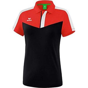 Erima dames Squad Sport polo (1112001), rood/zwart/wit, 34