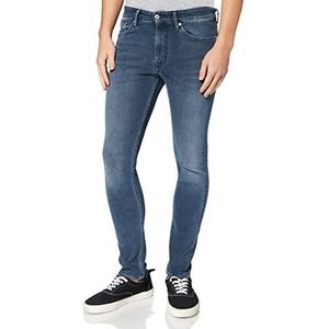 Kings of Indigo John Slim Jeans voor heren, blauw (Nesta Blue Sulphur 3016)., 38W x 32L