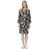 Street One - Studio - Jurk - Groen - Met Print en Strikjes