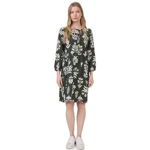 Street One - Studio - Jurk - Groen - Met Print en Strikjes