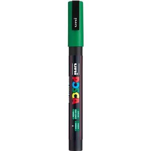 uni-ball POSCA PC-3M Fine Marker - Zwart-P, Fine, Groen, 1