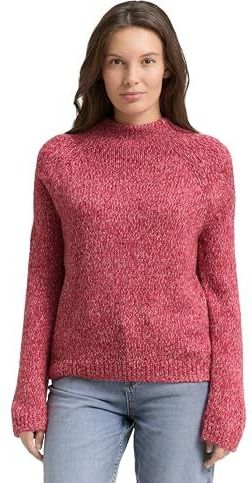 Relaxed fit gebreide pullover met wol