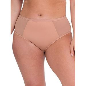 Curvy Kate Wonderfully Short Latte Hipster Slipje voor dames, 22, Latte, 22
