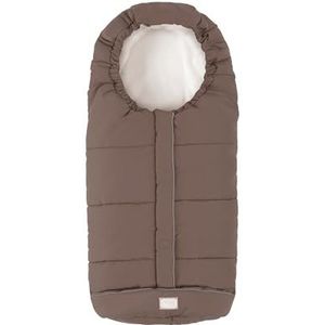 Nuvita 9545 Junior City Universele voetenzak voor kinderwagen, perfect voor kinderen van 6 tot 36 maanden (100 cm), fluweel en maximaal comfort voor je baby tot -10 °C, chocolade