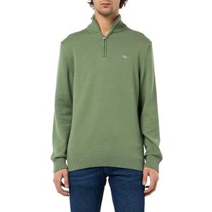 GANT Casual Cotton Half Zip, Kalamata Green, XXL