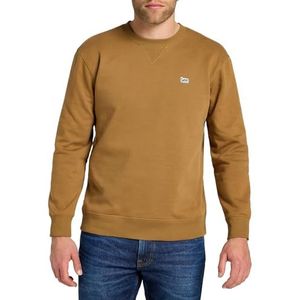 Lee Effen Crew SWS sweatshirt voor heren, oranje (glazed ginger), XL