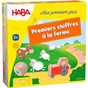 HABA – Mijn eerste spellen – eerste cijfers op de boerderij – 305879 – leren tellen, 2 jaar en ouder.