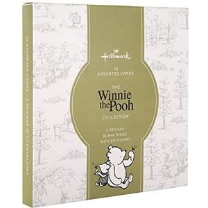 Hallmark Diverse kaarten - Multipack van 10 in 5 Disney's Winnie The Pooh Designs