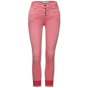 Street One Jeansbroek voor dames, Intense Coral Washed, 29W x 26L