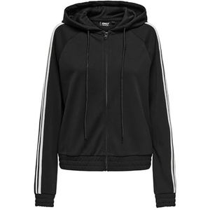 ONLY Dames Onlcayla Life L/S Zip Hood SWT, zwart, M