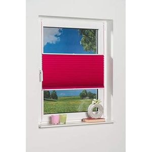 K-home Klemmfix-plissé Palma Fuchsia 80 x 130 cm +++++blackout +++