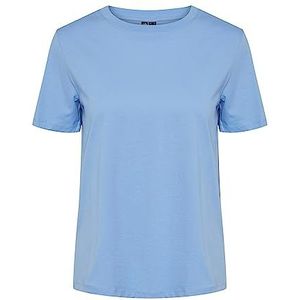 Bestseller A/S Dames Pcria Ss Solid Tee Noos Bc T-shirt, Vista Blue., S