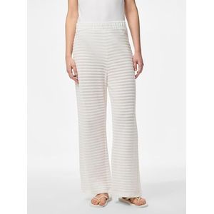 PIECES Pcmanilla Hw Wide Pants Mm broek voor dames, cloud dancer, XS