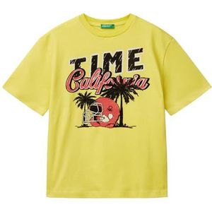 United Colors of Benetton T-shirt, Geel, 130