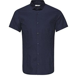 Jack & Jones Heren Parma Korte Mouw Formele Shirt, Blauw (marine Blazer), XL