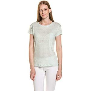 Calvin Klein Jeans Dames T-shirt TECHAL, effen, groen (Misty Blue-pt 417), XL