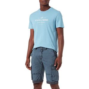 Pioneer Heren Shorts-Collin Bermuda, Blue Ashes., 48