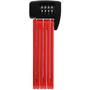 ABUS Bordo Lite 6055C vouwslot - met combinatiecode - Extra licht combinatieslot van speciaal staal - ABUS veiligheidsniveau 7 - 60 cm - rood