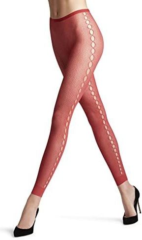 FALKE Supersize Net Vrouwen Legging Duurzaam Beige Blauw Roze Zwart half ondoorzichtig gedessineerd 1 Stuk