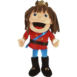 Fiesta Crafts Moving Mouth Prince Hand Puppet Toy for Kids - Soft Hand Puppet Educational Toy for Storytelling, Communication Skills Suitable for Ages 3 to 9 Years - Size 27 x 36 cm
