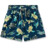 Sanetta Jongenszwemshorts blauwe schildpad | Comfortabele en sneldrogende zwembroek van gerecycled polyester voor jongens. Zwemkleding voor kinderen, blauw, 92