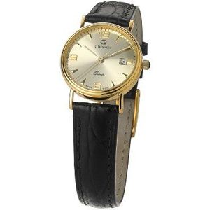 Orphelia Dames analoog kwarts horloge met lederen armband MON-7083/3