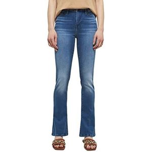 MUSTANG June Flared Jeans, voor dames, middelblauw 402, 25W / 30L