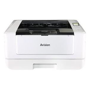 Avision AP40Q, 40ppm, monochroom, laserprinter (printer, LAN, WiFi, duplex, AirPrint, papierlade voor 250 vellen) wit, eerste pagina afdrukken in 5,9 seconden, beheer op afstand via ingebouwde