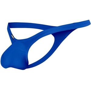 Cut4Men - Spandex Sexy Bulge Herenstring - Koningsblauw - 80% Polyamide 20% Elastaan