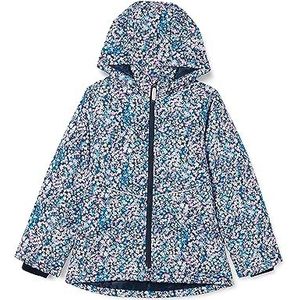 NAME IT Nkfmaxi jas voor meisjes, klein bloemenjack, Weathered Teak, 116 cm