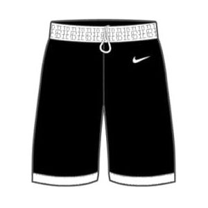 Nike Team25 Basketbal Stock Short voor heren, zwart