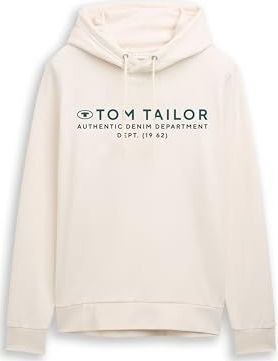 TOM TAILOR Sweatshirt voor heren, 10348 - Gardenia White, XXL
