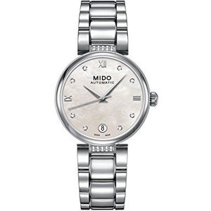 Mido dames analoog automatisch horloge met roestvrij stalen armband M0222076111611