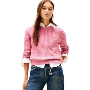 Tommy Jeans - Regular Fit - Gebreide Pullover - Effen - Zuiver Katoen