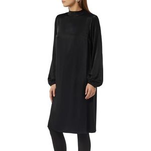 comma casual identity Jurk  zwart