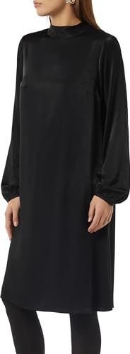 comma casual identity Jurk  zwart