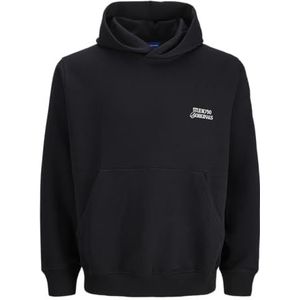 JACK & JONES Jorgrand Midtown Sweat Hood, zwart, XL