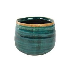 Ivyline turquoise Pot Como D8 H7, 8x8x7 cm