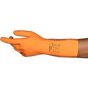 Ansell AlphaTec 87-208 Veiligheidswerkhandschoenen, Mechanische Bescherming, Maat 10 (XL), Oranje (12 Paar)